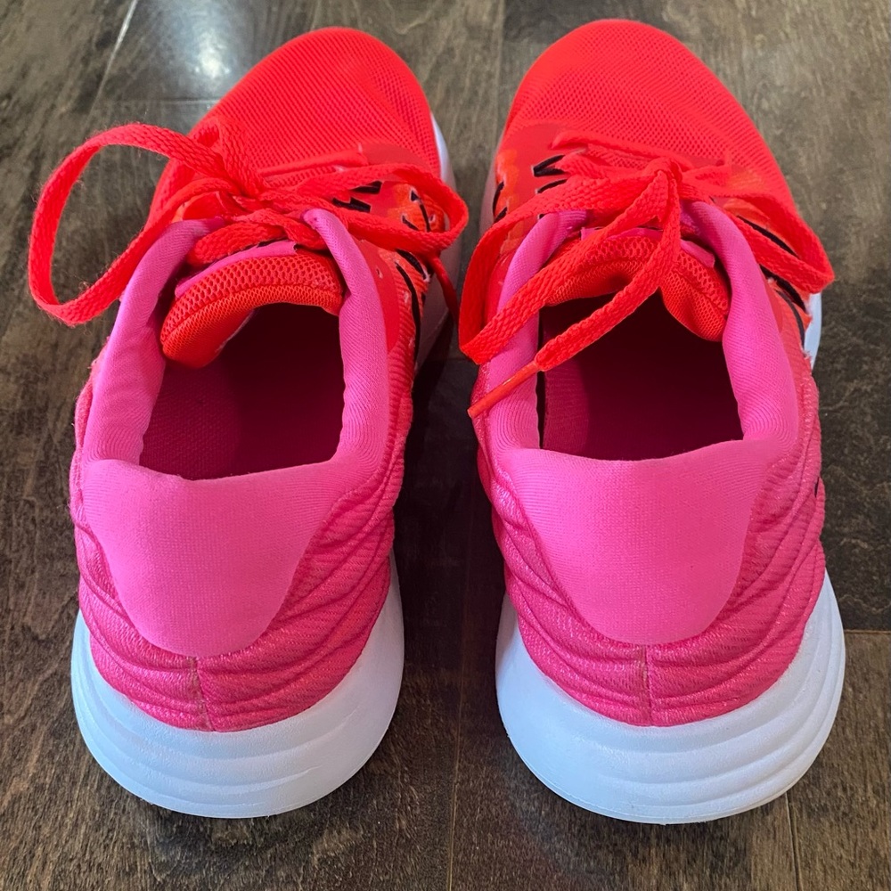 NIKE Women’s Running Sneakers Size 9 1/2 Pink Orange - Picture 4 of 7